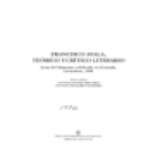 FRANCISCO AYALA, teórico y crítico literario (José Carlos Mainer, José Romera Castilla, Francisco Abad, Jorge Urrutia, M - mejor precio | unprecio.es