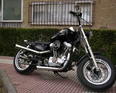 HARLEY DAVIDSON 883 HUGGER TRANSFORMADA