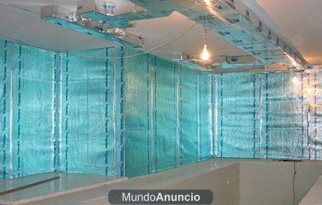 aislamiento termico de doble capa de aluminio