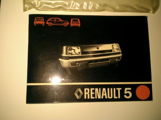 Manual original de conservación Renault 5