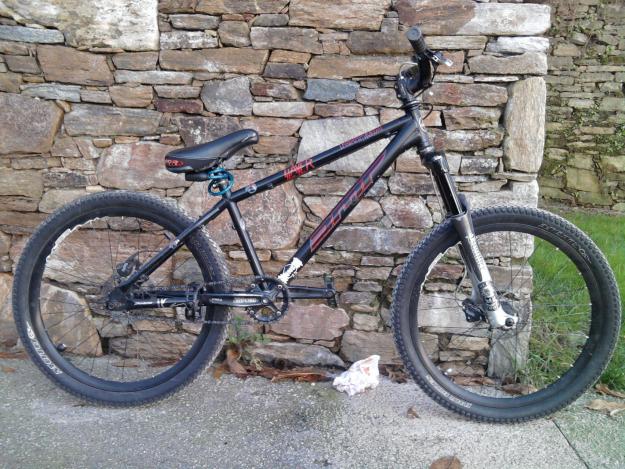bicicleta de decenso