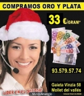 COMPRO ORO, PAGO HASTA 33€/GR, SOLO EN MOLLET DEL VALLES - mejor precio | unprecio.es