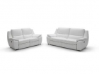 Conjunto sofás piel con asientos relax eléctricos - mejor precio | unprecio.es