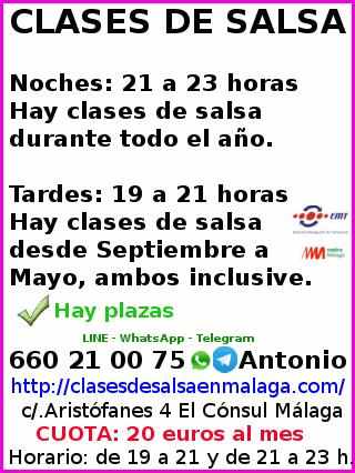 Cambio clases de salsa por algo que me interese