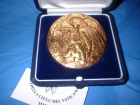 Vaticano, Medalla chapado en oro bendecida Juan Pablo II - Homenaje a Leonardo - mejor precio | unprecio.es