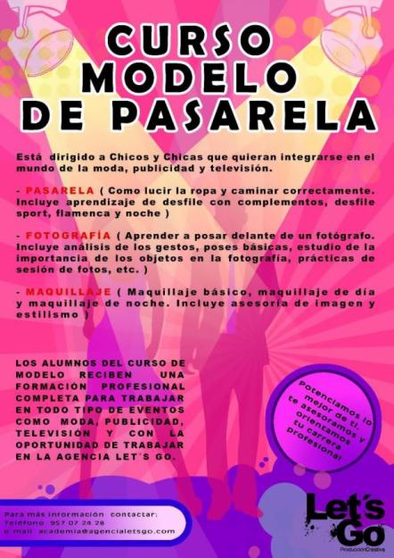 CURSO MODELO PASARELA