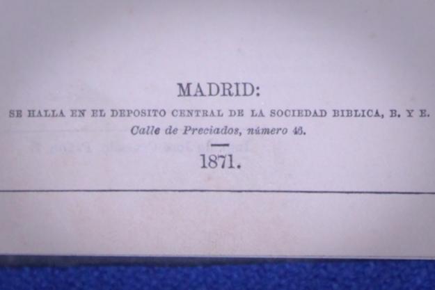 Santa Biblia de Cipriano de Valera 1871