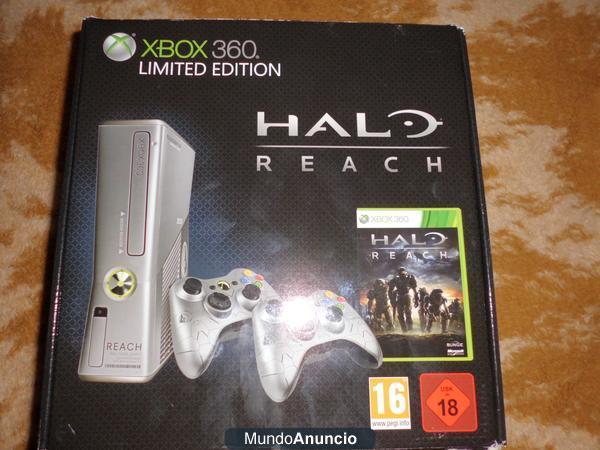 xbox360 slim 250gb+5 JUEGOS+EXTRAS