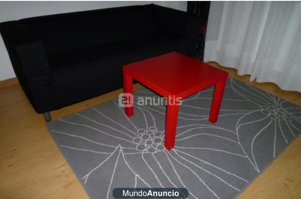 Sofá 2 plazas, mesa y alfombra IKEA