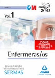Temario enfermería madrid servicio salud sermas - libro gratis