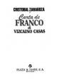 Carta de Franco a Vizcaíno Casas.