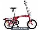 Bici plegable nueva en color rojo - mejor precio | unprecio.es