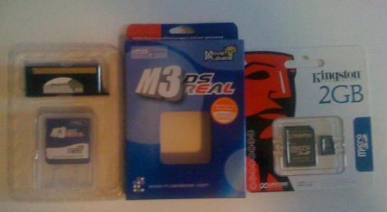 CARTUCHO M3 REAL PARA NINTEDO DS/LITE 2GB DE MEMORIA