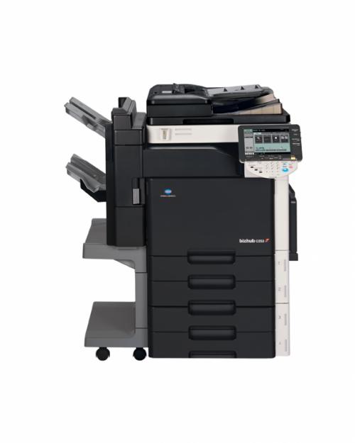 sistema digital multifuncional konica minolta con finalizador grapador-plegador