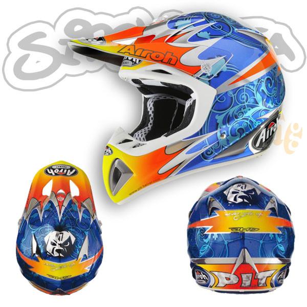 CASCO ENDURO AIROH PIT BULL