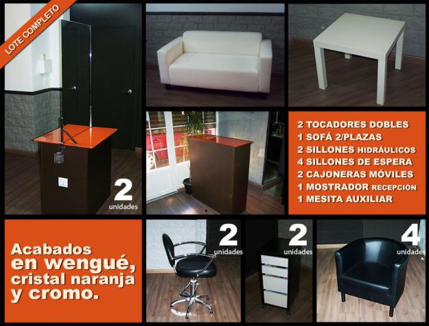 Se vende fantástico lote completo de peluquería.