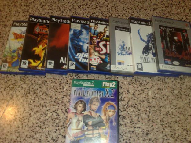 Lote 8 juegos originales play 2