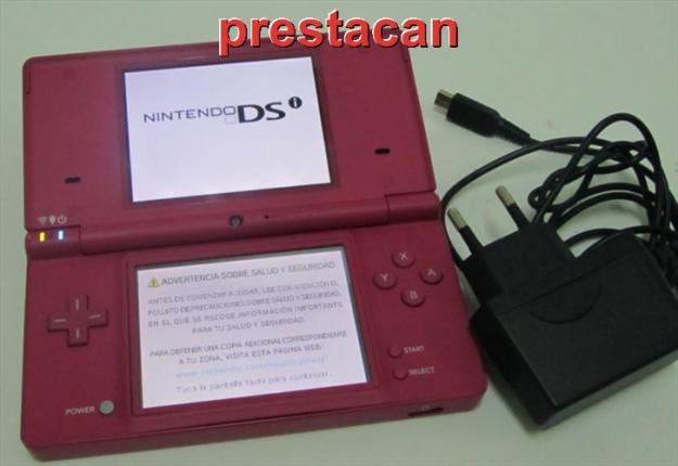 nintendo DSi en rosa c/ camara