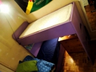 Litera/cama alta madera dm + colchón - mejor precio | unprecio.es