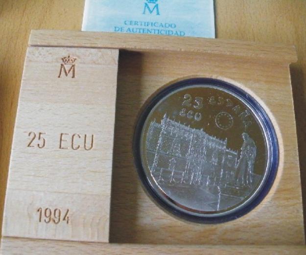 MONEDA DE PLATA 25 ECU