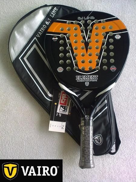 Palas de Padel VAIRO Element 6.1 Nuevas!! 37mm 370g. Envios toda España