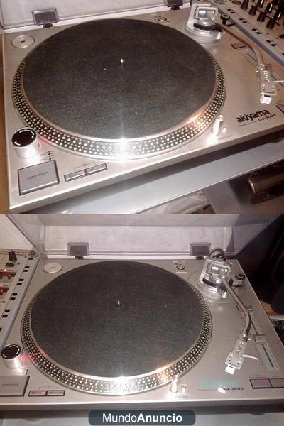 Vendo 2 platos Akiyama 3000, Behringer DJX700 y mas