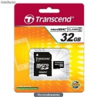 Transcend sdc4 / 32gb micro sd hc clase 4 32gb Tarjeta memoria - mejor precio | unprecio.es