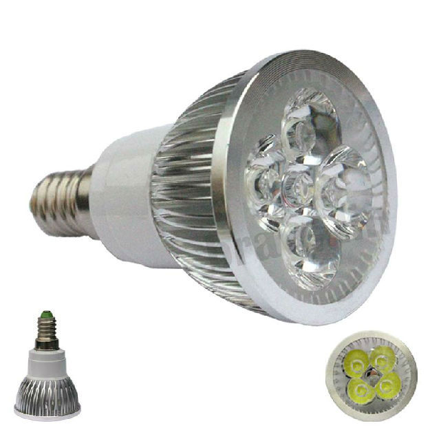 Bombilla Led Bajo Consumo E14 4W 265V 360Lm Luz Blanca