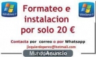 FORMATEO ORDENADORES INSTALO WINDOWS 7 (LICENCIA VALIDA) - mejor precio | unprecio.es