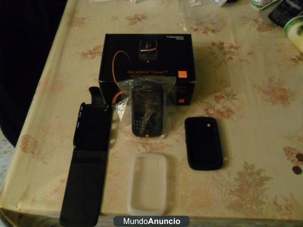 Se vende Blackberry 8520 negra, de Orange en Jerez.