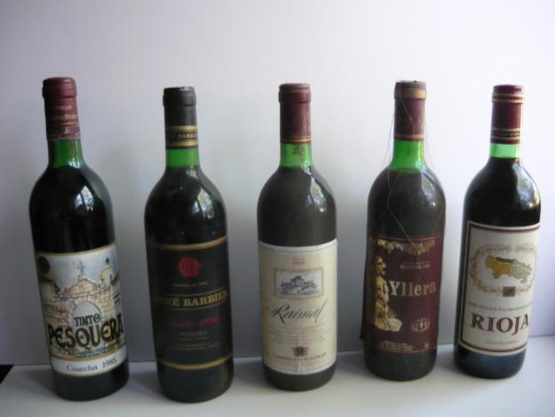 Lote de vinos de colección