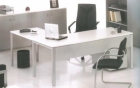  MESA OFICINA BLANCA/GRIS CON ALA - mejor precio | unprecio.es