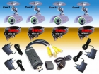 4 Camaras color de vigilancia antirrobo con vision nocturna y grabadora - mejor precio | unprecio.es