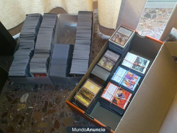 Lote 4000 cartas magic (raras, infrecuentes y comunes)