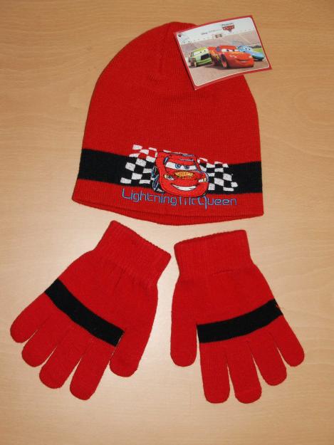 GORRO Y GUANTES CARS