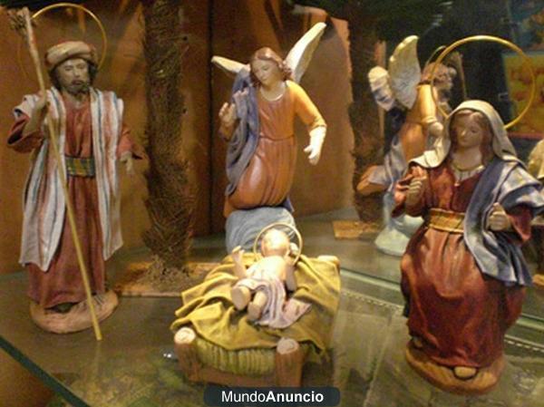 lote piezas artesania belenes
