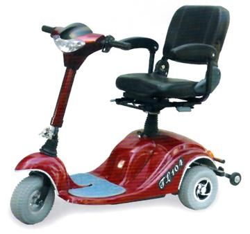 Scooter electrico de tres ruedas