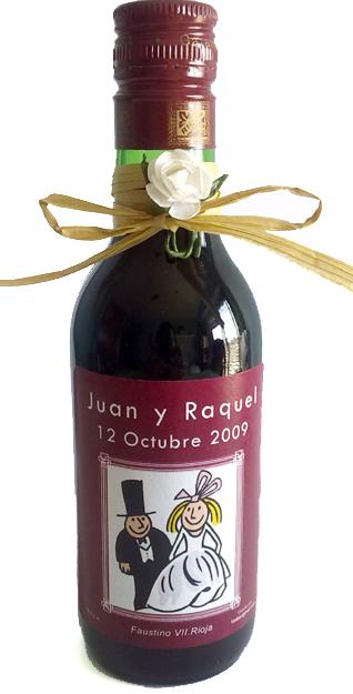 botellas de vino para bodas