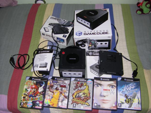 Gamecube + Juegos + GameBoy Player + Caja original