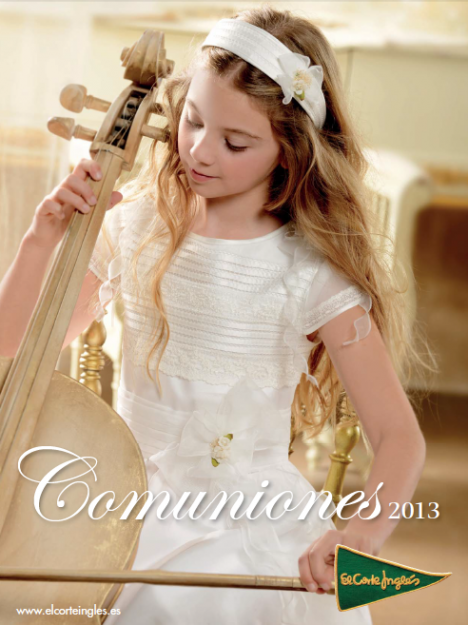 vestido comunión temporada 2013 el corte inglés
