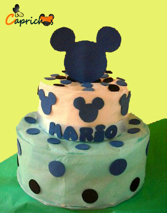 Pastel de Pañales Minnie y Mike