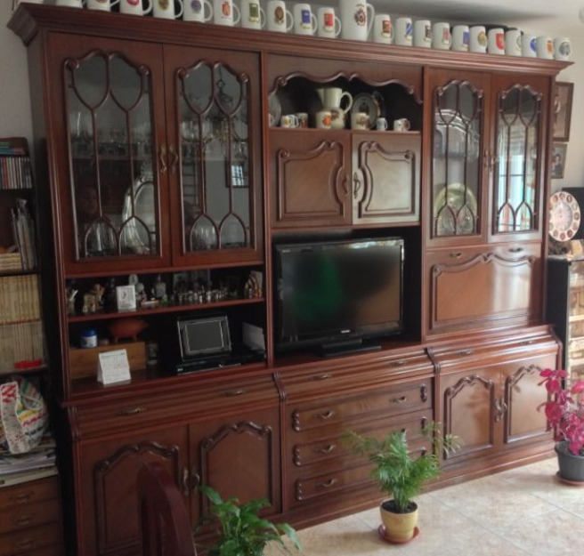 Mueble mural comedor Madera maciza antiguo