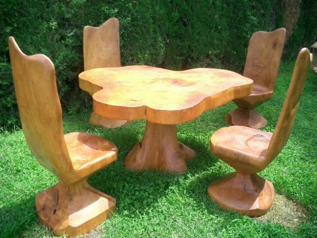 muebles madera maciza tropical