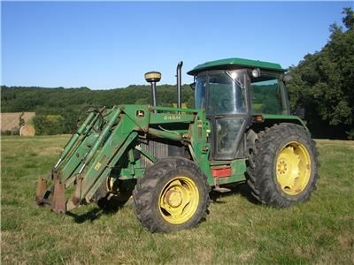 Donación de MI Tractor agrícola JOHN DEERE + Cargador 2650 tbe