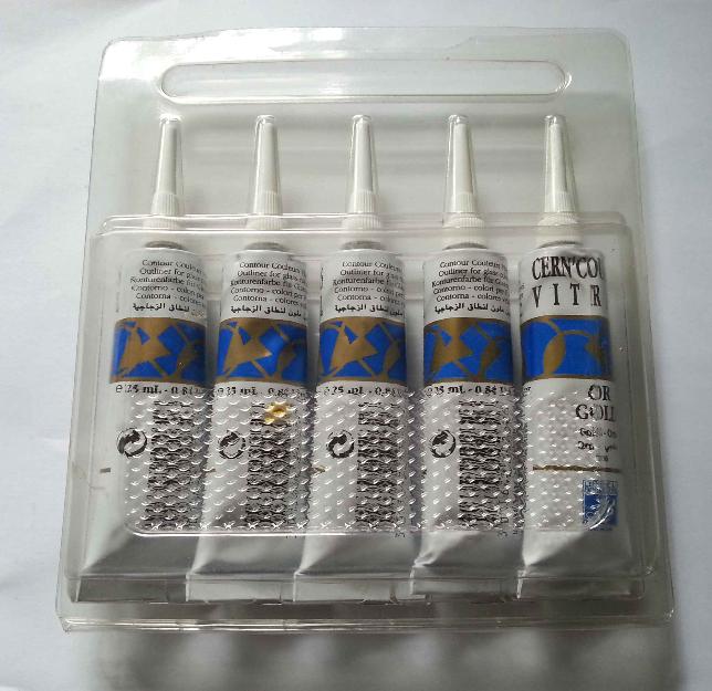 Vendo 50 tubos contorno para vitrail