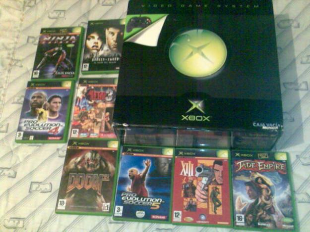 consola xbox mas ocho juegos