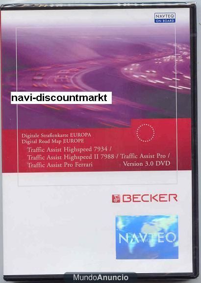 Actualizacion gps becker, version 3.0 dvd