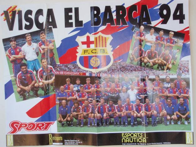 POSTER DEL BARÇA 1994 COMIENZA LA LIGA