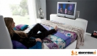 Cama TV piel sintética Color Blanco - mejor precio | unprecio.es