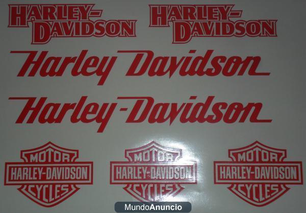 kit pegatina harley davidson sticker adhesivo vinilo personalizado